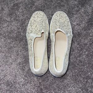 Keds sequin slip on shoes
